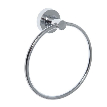Holder for towels, ring, 17.5x18 cm, chrome