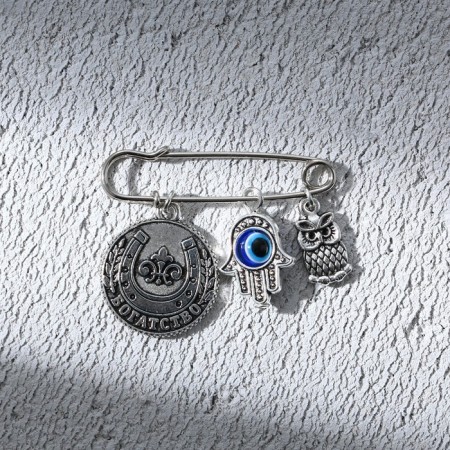 Brooch - Pin "Good luck", length 3.5 cm-2