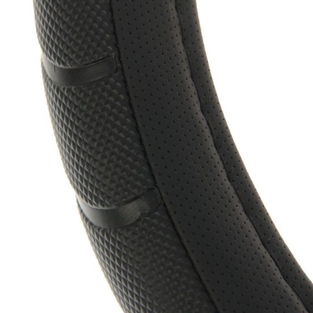 Braid on the steering wheel Lavita, size m, black, PVC-1