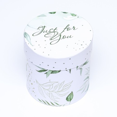 Set of round boxes 5 in 1 "Simple tenderness", 19.5 x 19.5 - 14 x 14 cm-4