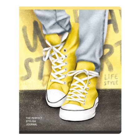 Notebook of 48 sheets in the cage "My style", cover coated cardboard, matte lamination, mix-4