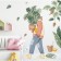 Stick plastic interior color "guy with a palm tree in a pot" set 2 sheets 30x85 cm