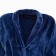 Unisex bathrobe Lovelife "Hygge" color dark blue, One size, microfiber, 100% p/e, 250 g/m2