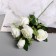 Artificial flowers "Rose Triza" D-7 cm 50 cm, white