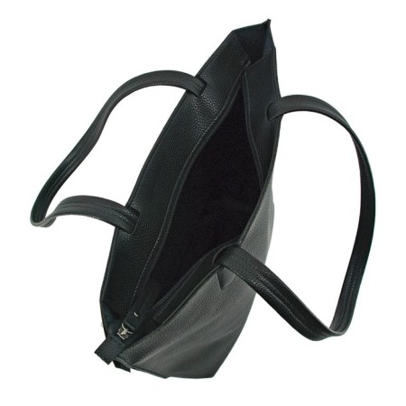 Women's bag B2810-00140, Black, genuine leather color, 30x11x35 cm-2