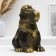 Pigger "Capybara in the cap" black with gold, 22cm