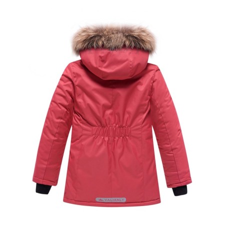 Winter park for a girl, orange color, height 116-1
