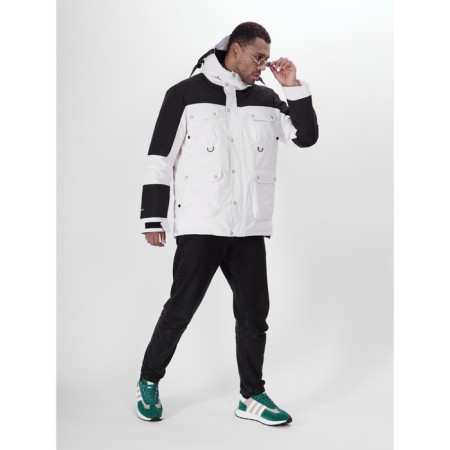 Ski jacket men's, size 50, white color-3