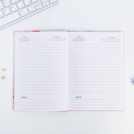 Diary in a solid cover A5, 80 liters "since March 8"-3