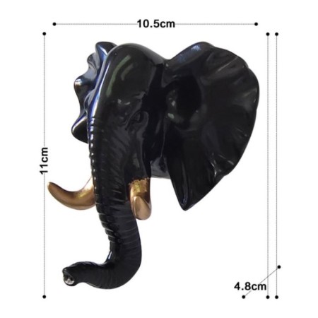 Nast-light decor "Elephant" 11 x 10.5 cm, black-5