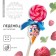 Lollice on the stick "The most beautiful", taste: Raspberry, 15 g.