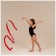 Ribbon for rhythmic gymnastics with a stick Grace Dance, 4 m, color fuchsia