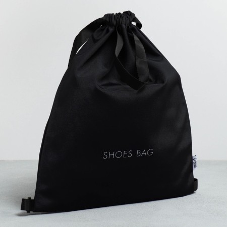 Back for shoes, black color, two types of pens, textiles 30 x 40 cm-1