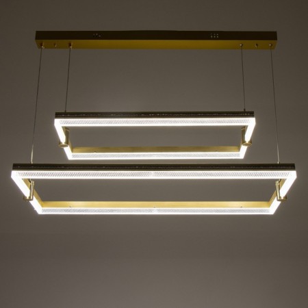 Lamp "Coruna" LED 320W 3000-6000K gold 80x40x15cm Bayerlux-3