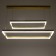 Lamp "Coruna" LED 320W 3000-6000K gold 80x40x15cm Bayerlux