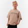 Children's Minaku T -shirt, beige color, height 140 cm
