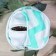 Nature Anatomy position, zigzag print, mint color