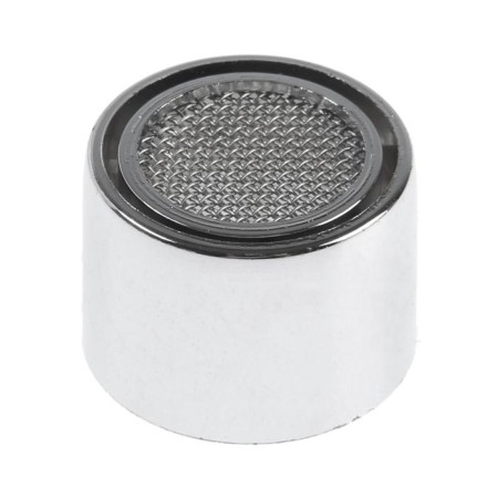 Zein aerator, internal thread, d = 22 mm, mesh metal, plastic housing, chromium color