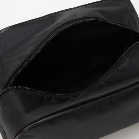 Cosmetic bag with lightning, black color-2