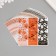 Stick Paper "Ghosts, pumpkins, bats" set 20 pcs 10x10 cm