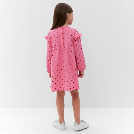 Платье для девочки, цвет розовый, рост 98 см-3