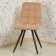 Dining stool Polini Home Berlin SM, beige-black color