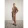Male dressing gown, shalka+kant, size 58, chocolate color, waffle