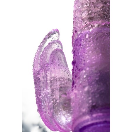 Vibrator with Cliter-Toyfa A-Toys High-Tech Fantasy, TPE, Violet color, 22 cm-6
