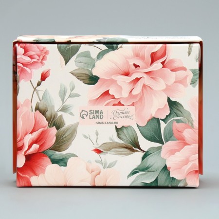Confectionery packaging, a box with “Flower” lamination, 10 x 8 x 3.5 cm-3