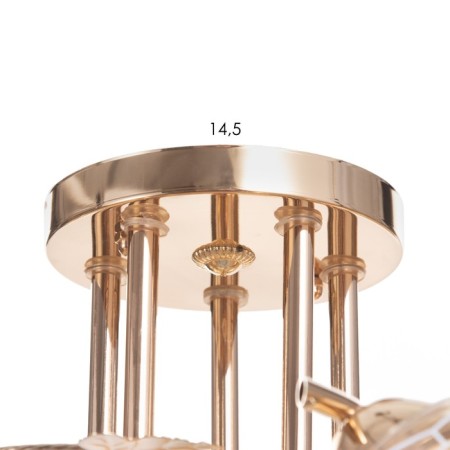 Caty Caty 5x60W E27 gold 52x52x28cm-4