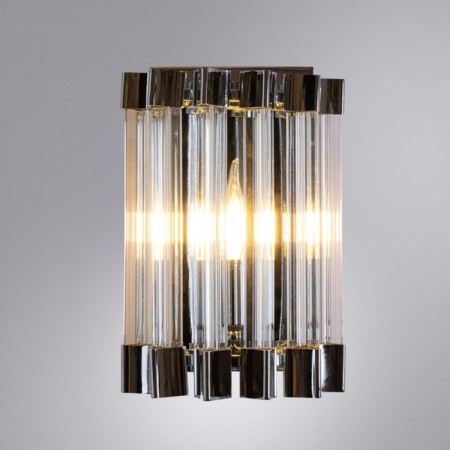 Wall lamp Arte Lamp Caravaggio A1059AP-1CC, E14, 40 W, 19x12x26 cm, chrome-1