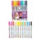 Ballic handle with sparkles, 12 colors, cold heart