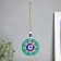 Suspension from the evil eye "From the evil eye. Flower-Mandala" 14x8x1.5 cm
