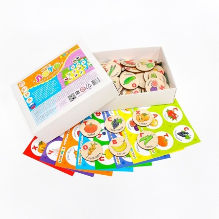 Lotto children's “Vegetables, fruits, berries” (round chips)-4