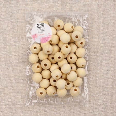 A set of beads for macrame "Circle", d = 16 mm, 50 pcs-2