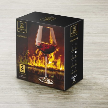 A set of glasses for wine Wilmax England, 880 ml, 2 pcs-1