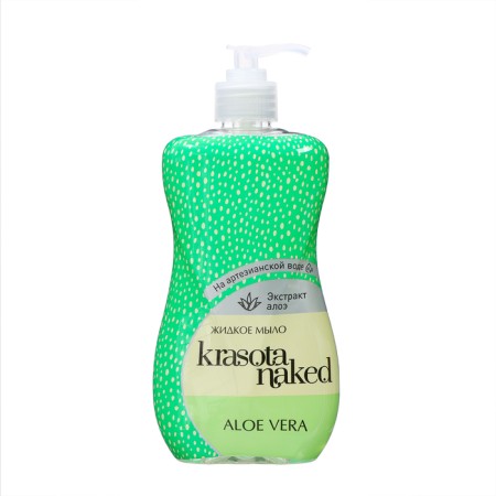 Liquid soap Krasota Naked aloe Vera, 500 ml