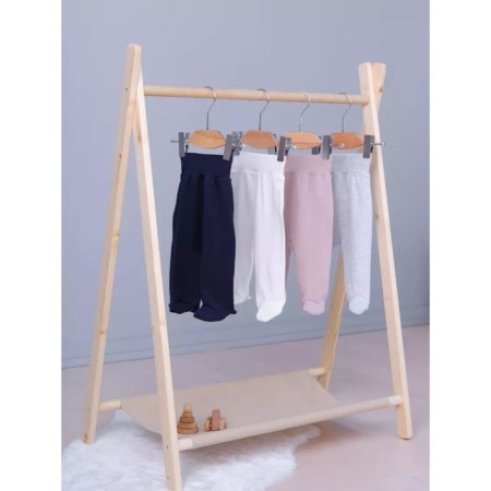 Sliders on a wide Rant Base elastic band, seams outward, height 56 ​​cm, dark blue color-3