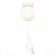 Suspension EVOLUCE. Sle115402-01. Modena. 1x40 W, G9, 13x13x47.4 cm, white color
