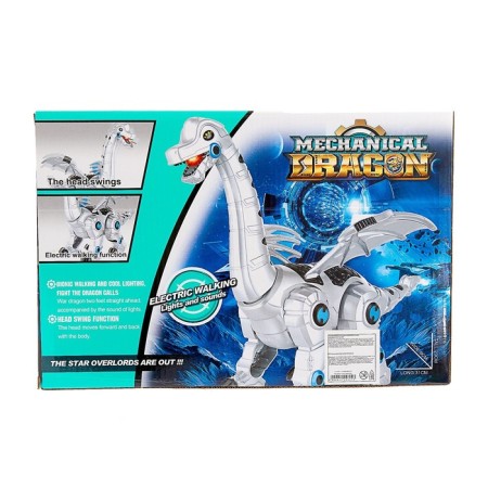 Robosavr Dragon Robot, works on batteries, light and sound effects-4