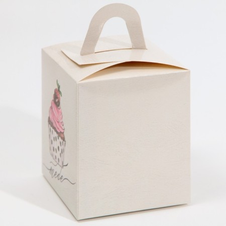 Capcake box, confectionery packaging, 1 cell “you”, 9 x 9 x 11 cm-3