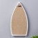 Hooks decorative wood "boat" white 27x13.8x2 cm