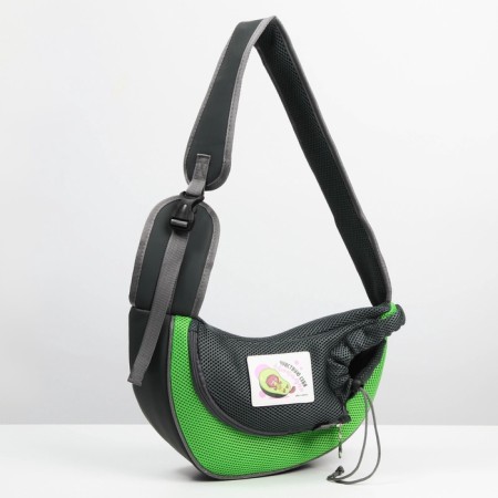 Sling carrier for animals "avocadously" 40x22x8 cm-2