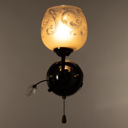 Sconces "Alira" 1x40W E27 Black-chrom 18x15x18 cm.-6