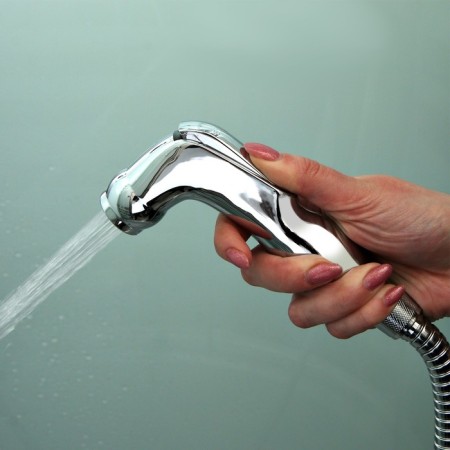 Hygienic watering can Accoona G76, chrome-4