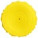 Semisphere Massage ONLYTOP, 16x16x9 cm, yellow color