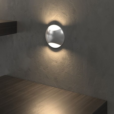 Elektrostandard, STEP 3 LED 3 W, 53X63X63 mm, IP65, aluminum color