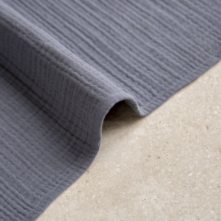 Pasionaria “Shifu”, Muslin, 250 gr, size 30x50 cm, dark blue color-1
