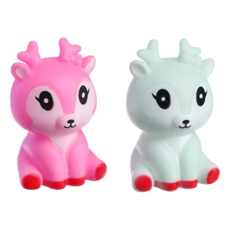 A set of rubber toys for the bathtub "deer", 2 pcs, color mix, crush me-21