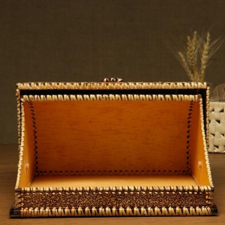 Khlebnitsa "Lilia", 32x25x19 cm, birch bark-2